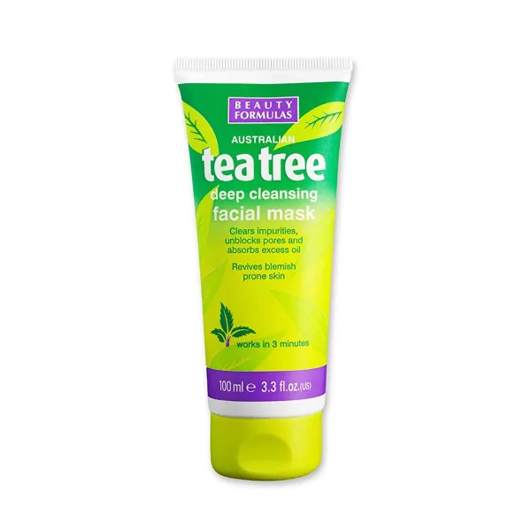 Beauty Formulas Tea Tree  Facial Mask