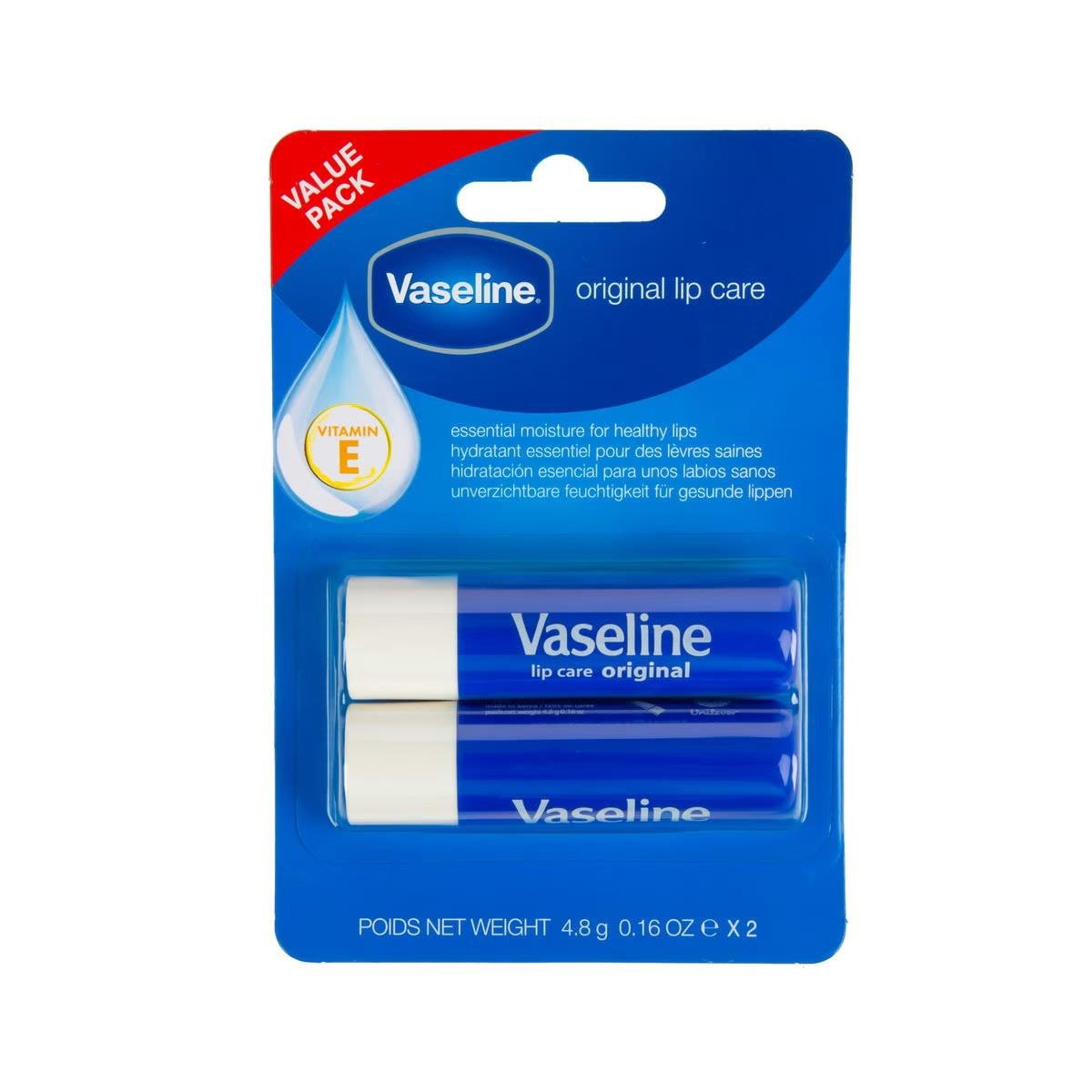 Vaseline Lip Therapy Original Value Pack