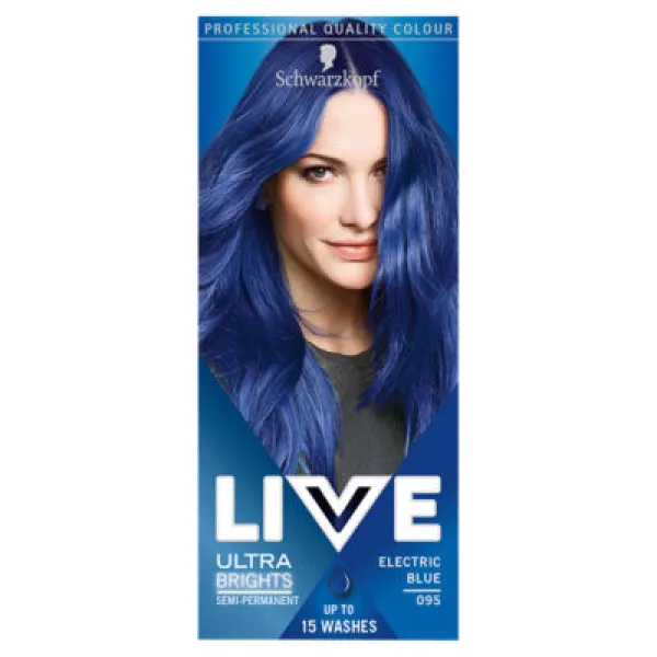 Schwarzkopf Live Hair Colour Ultra Brights 095 Electric Blue