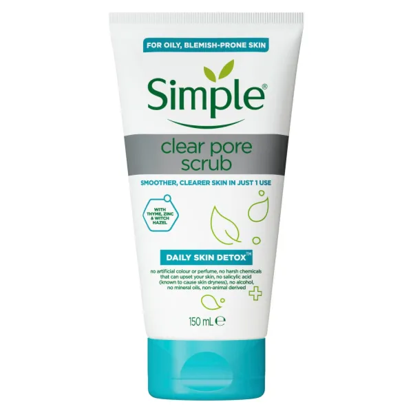 Simple Facial Scrub Clear Pore