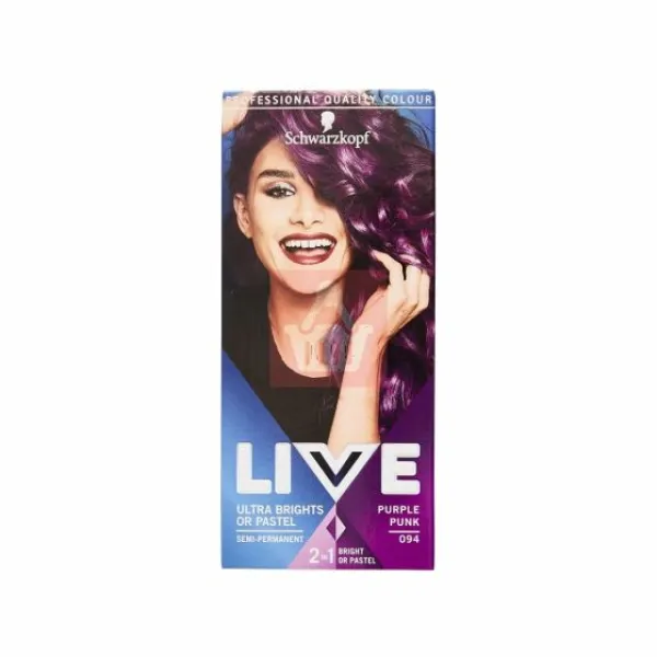 Schwarzkopf Live Hair Colour Ultra Brights 094 Purple Punk