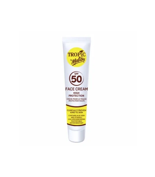 Malibu Tropic SPF50 Face Cream