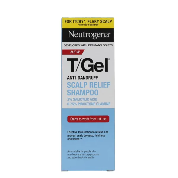 NEUTROGENA T/GEL A/D SCALP RELIEF SHAMPOO 