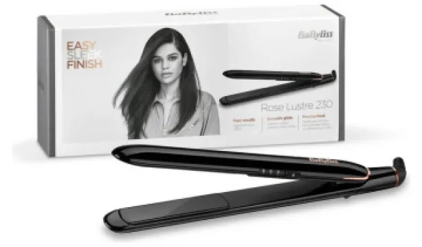 BaByliss Straightener | Rose Lustre 230* | Ceramic Plates