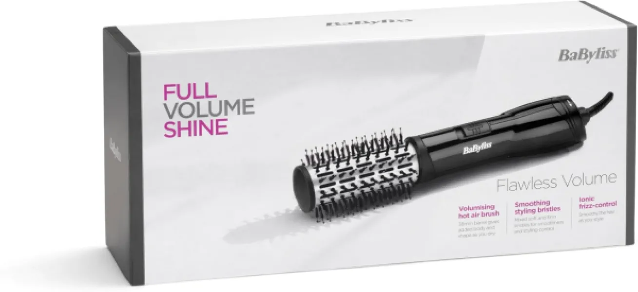 BaByliss Hot Air Brush | 38mm | Ionic | 500W | Mixed Bristl