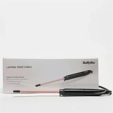 BaByliss Tight Curls Wand Hair Tong Styler Rose Quartz Ceramic