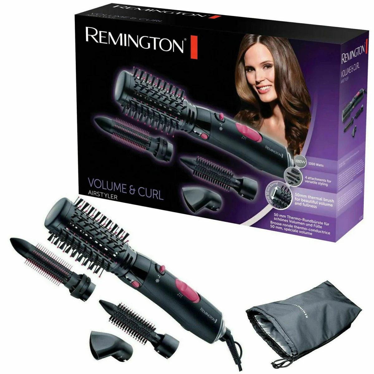 Remington 5 in 1 Volume & Curl Air Styler 1000w AS7051