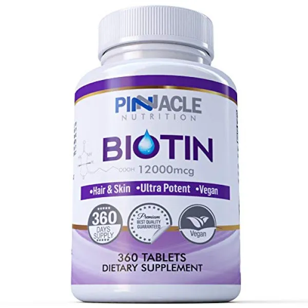 Pinnacle Nutrition Biotin 12000mcg