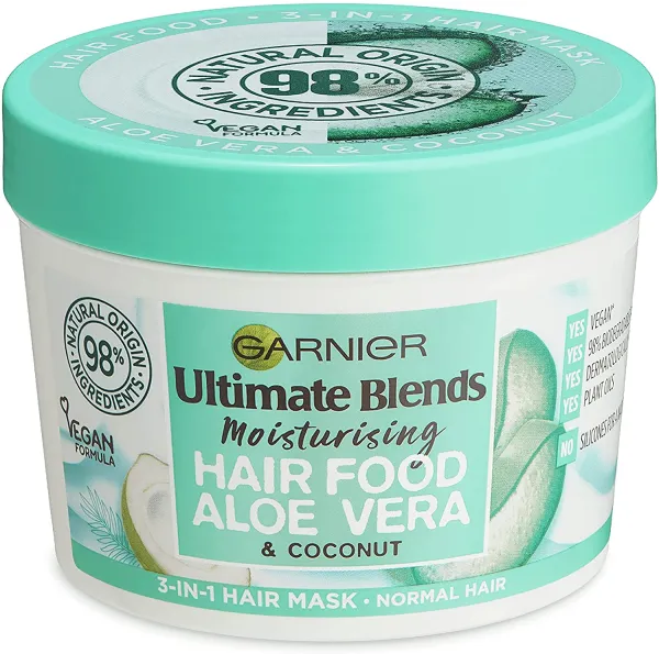 Garnier Ultimate Blends Hair Food, Aloe Vera 3-in-1