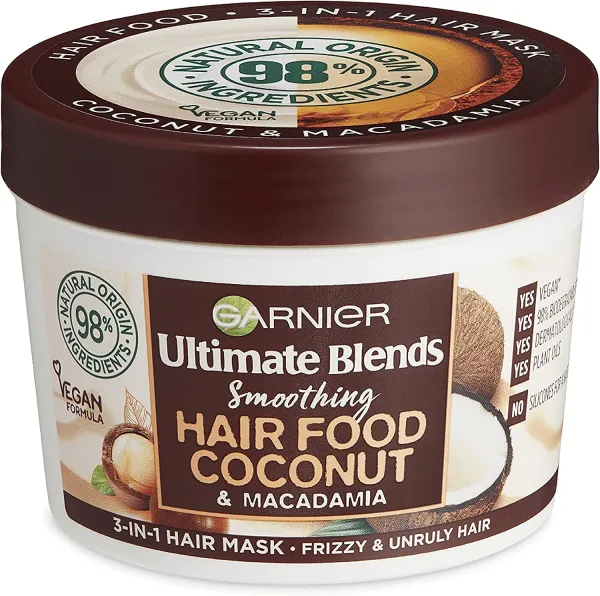 Garnier Ultimate Blends Hair Food, Coconut Oil 3-in-1