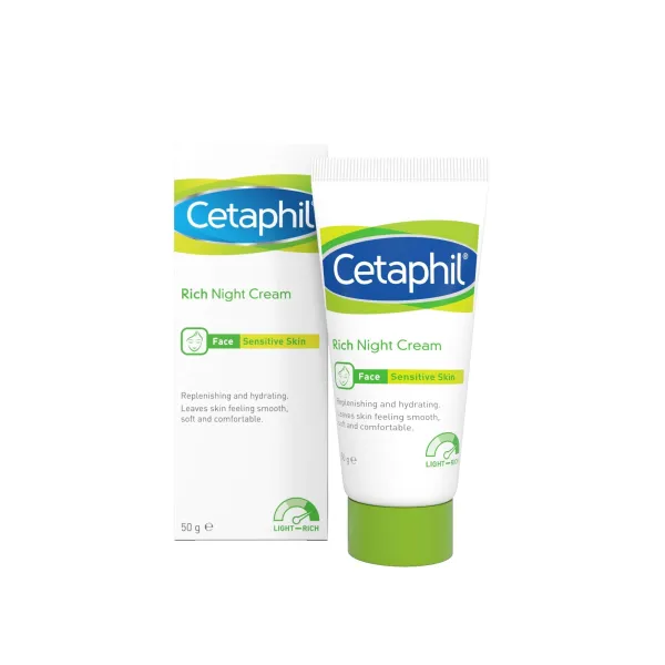 Cetaphil Rich Night Cream for Dry Sensitive Skin