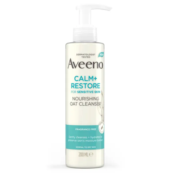 Aveeno Face Calm + Restore Nourishing Oat Cleanser