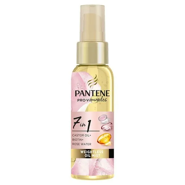 Pantene 7in1 Weightless Hair Oil Mist, Castor Oil