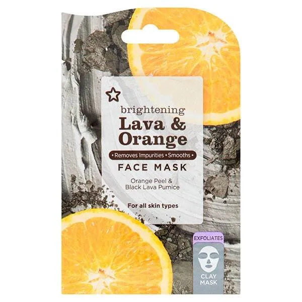 Superdrug Orange and Lava Exfoliating Face Mask