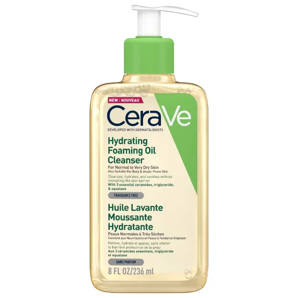 CeraVe Hydrating Foaming Oil Cleanser