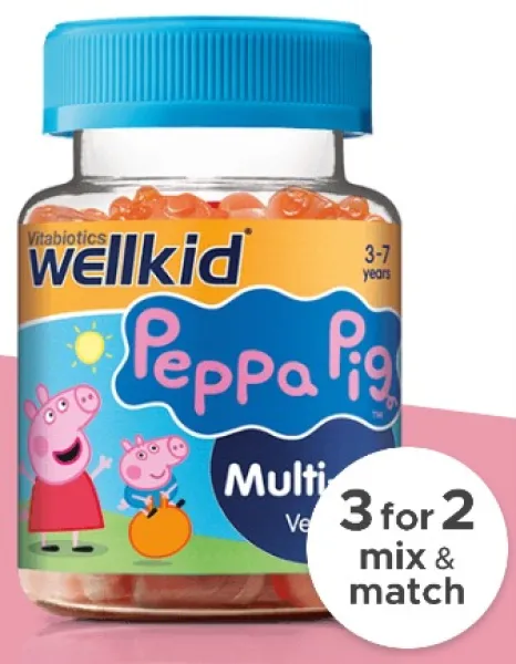 Vitabiotics Wellkid Peppa Pig Multi-vits - 30 Tabs