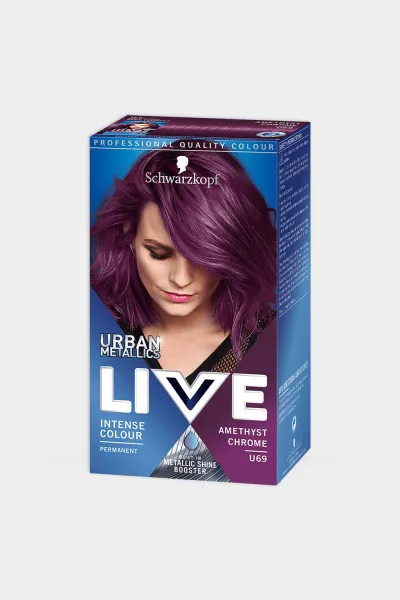 Schwarzkopf LIVE Intense Colour U69 Amethyst Chrome Hair Dye