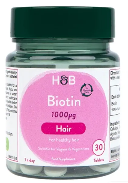 Holland and Barrett Biotin 1000ug