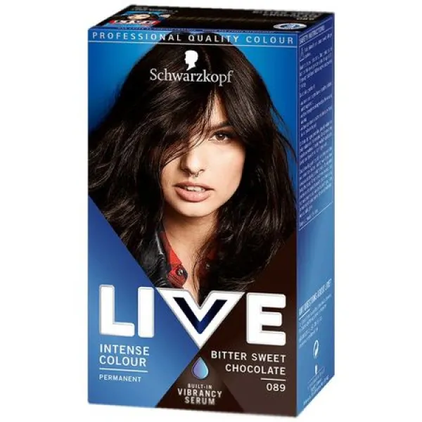 Schwarzkopf LIVE Intense Colour 089 Bitter Sweet Chocolate Hair Dye