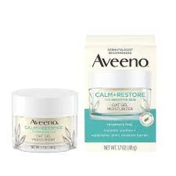 Aveeno Face Calm and Restore Oat Gel Moisturiser