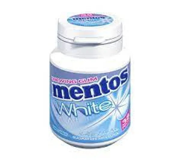 Mentos  Gum White Peppermint 40&#039;s