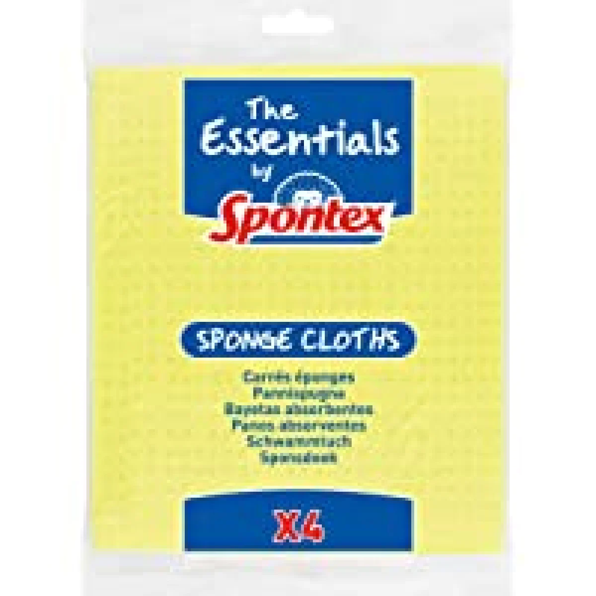 Spontex Sponge Cloths - 4pcs