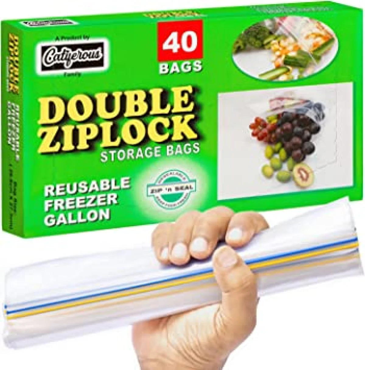 Food bags resealable 40Pcs