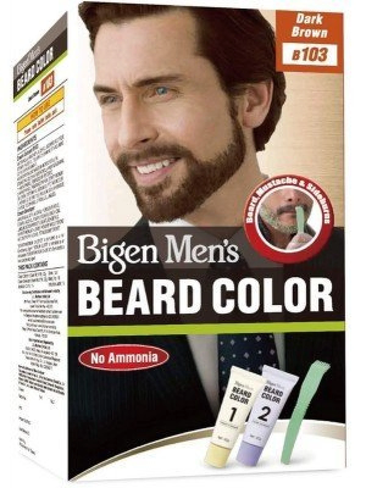 Bigen Mens Beard Colour - Dark Brown(B103)