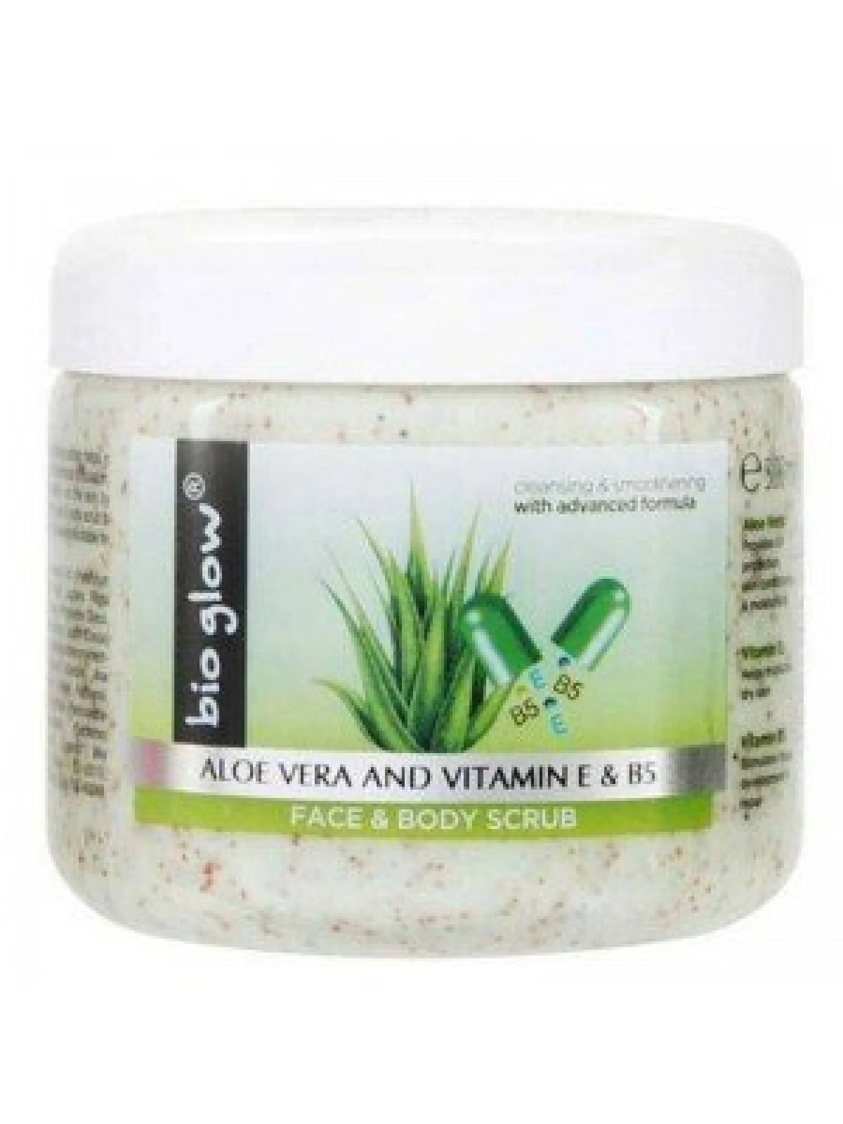 Bio Glow Aloe Vera And Vitamin E & B5 Face & Body Scrub