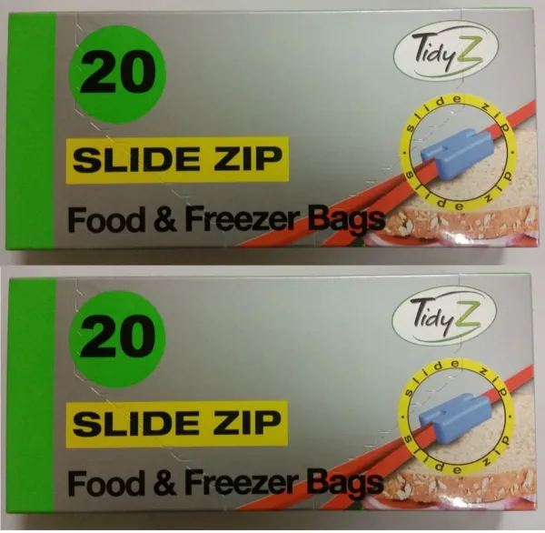 Food bags slide zip 20Pcs