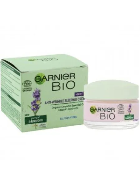 Garnier Bio Anti-Wrinkle Sleeping Night Cream - Lavandin