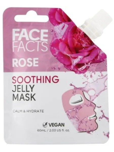 Face Facts Rose Soothing Jelly Mask