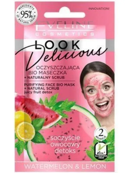 Eveline Look Delicious Face Mask + Scrub Watermelon & Lemon