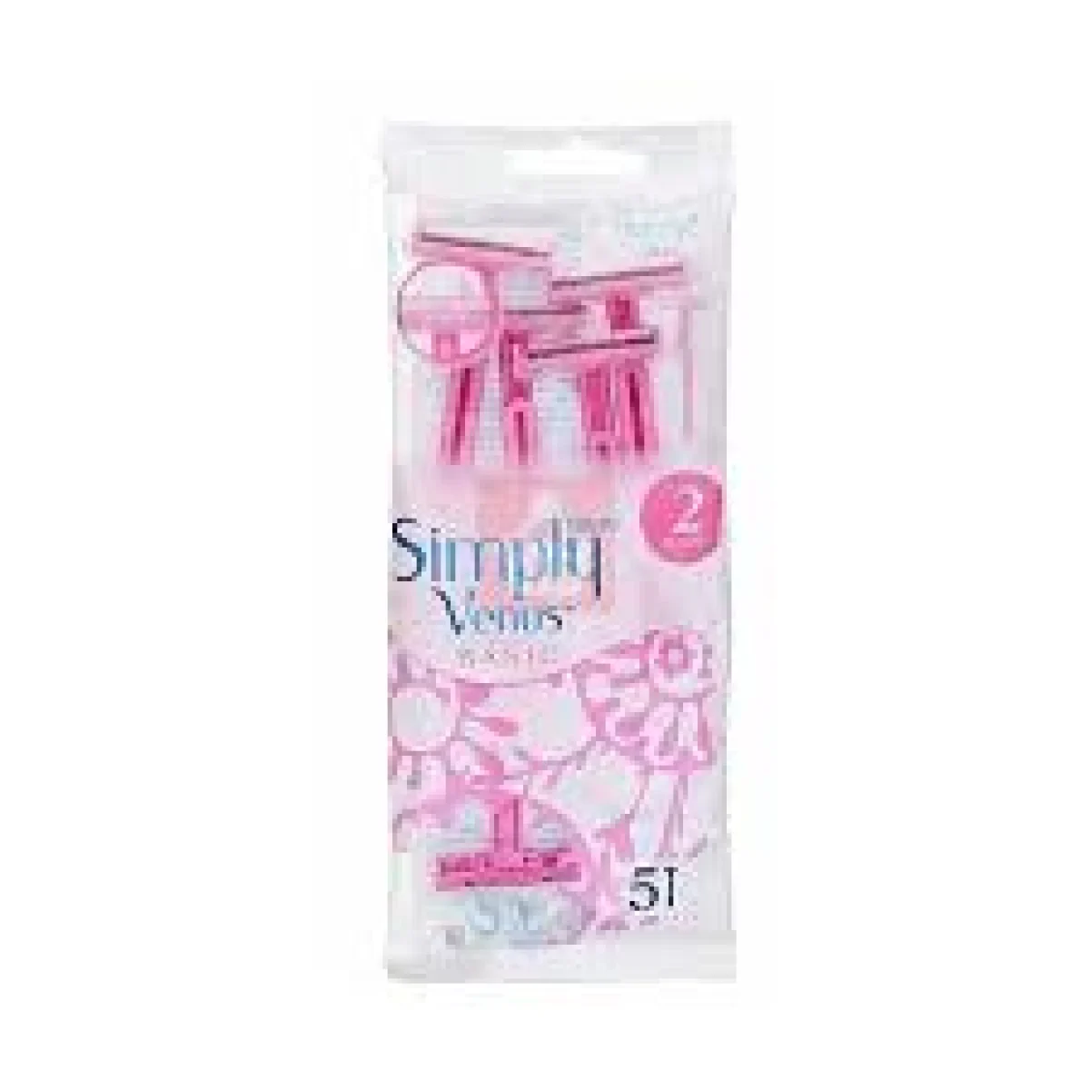 Gillette Simply Venus Razor Basic 2 Blades 5's