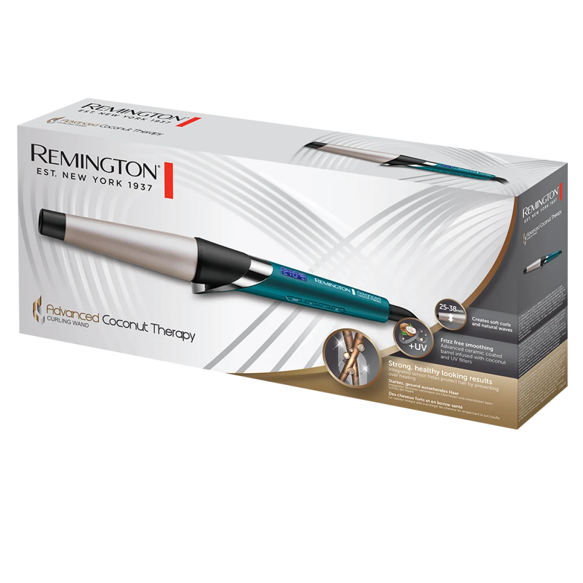 Remington Advanced Coconut Therapy Curling Wand CI86X8