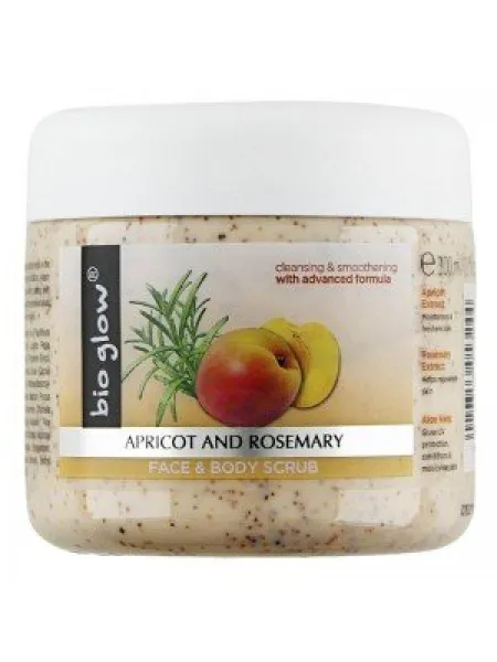 Bio Glow Apricot & Rosemary Face & Body Scrub