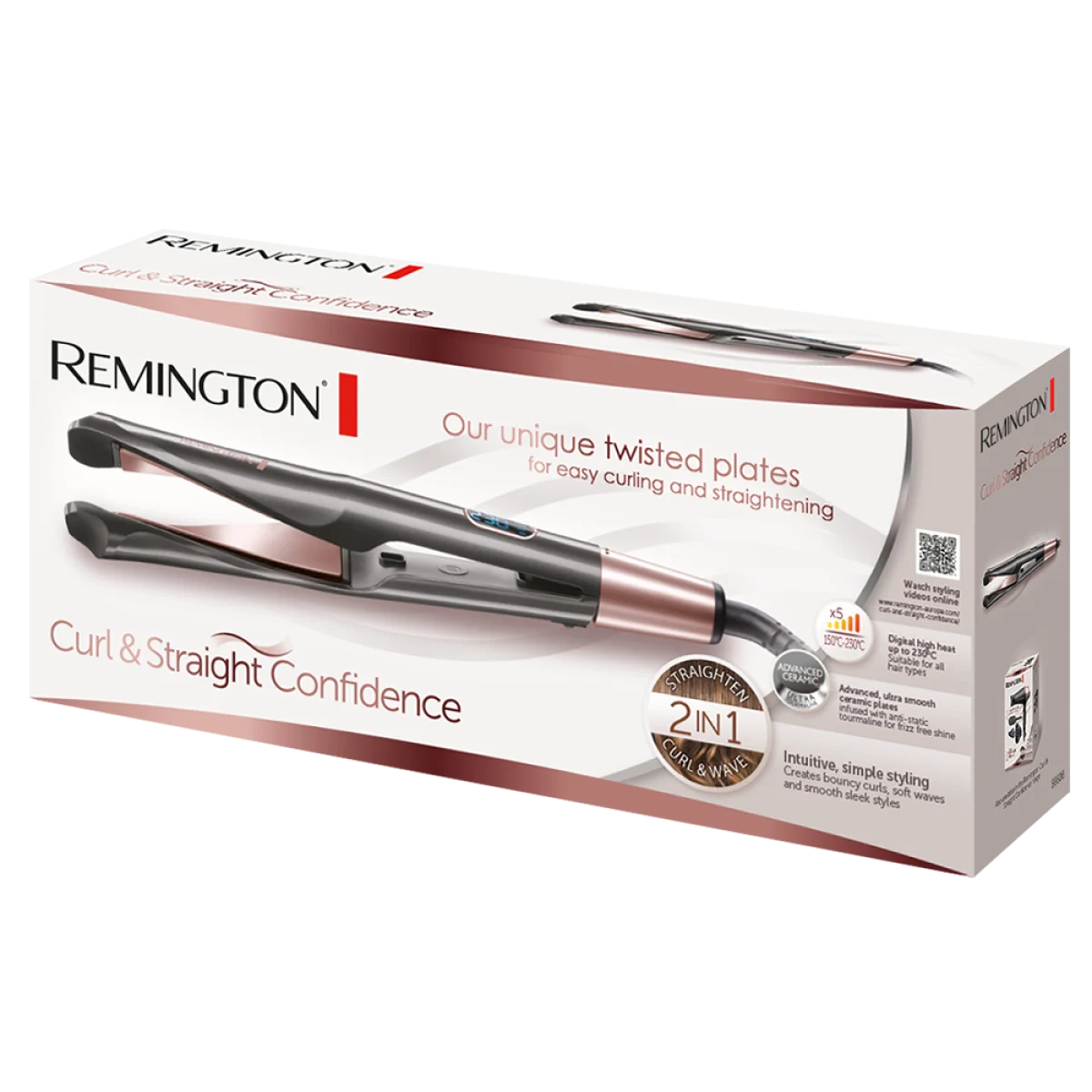 Remington Curl & Straight Confidence Straightener - S6606