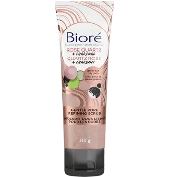 Biore Pore Refining Scrub Rose Quartz Charcoal