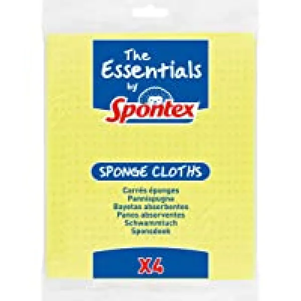 Spontex Sponge Cloths - 4pcs