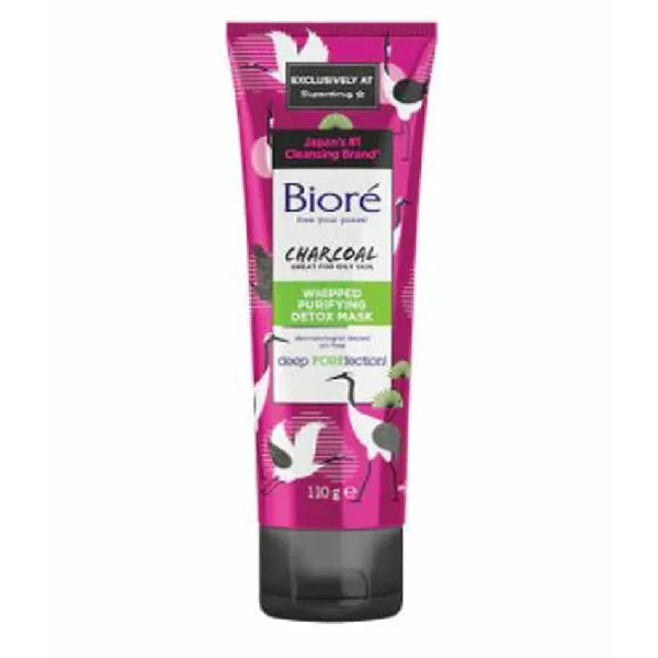 Biore Detox Mask Charcoal Purifying Whip