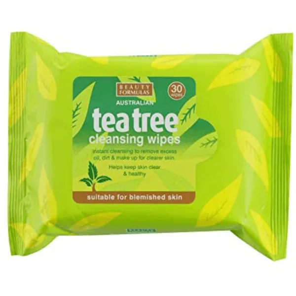 Beauty Formulas Tea Tree Facial  Wipes