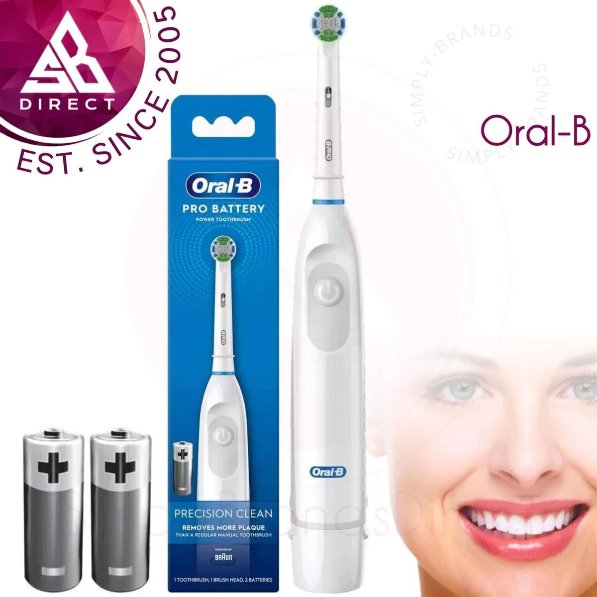 Oral-B Pro Battery Power Precision Clean Toothbrush
