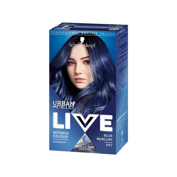 Schwarzkopf Live Urban Hair Dye  Blue U67