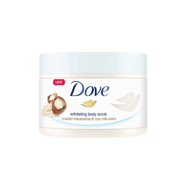 Dove Crushed Macadamia & Rice Milk Scent Body Scrub