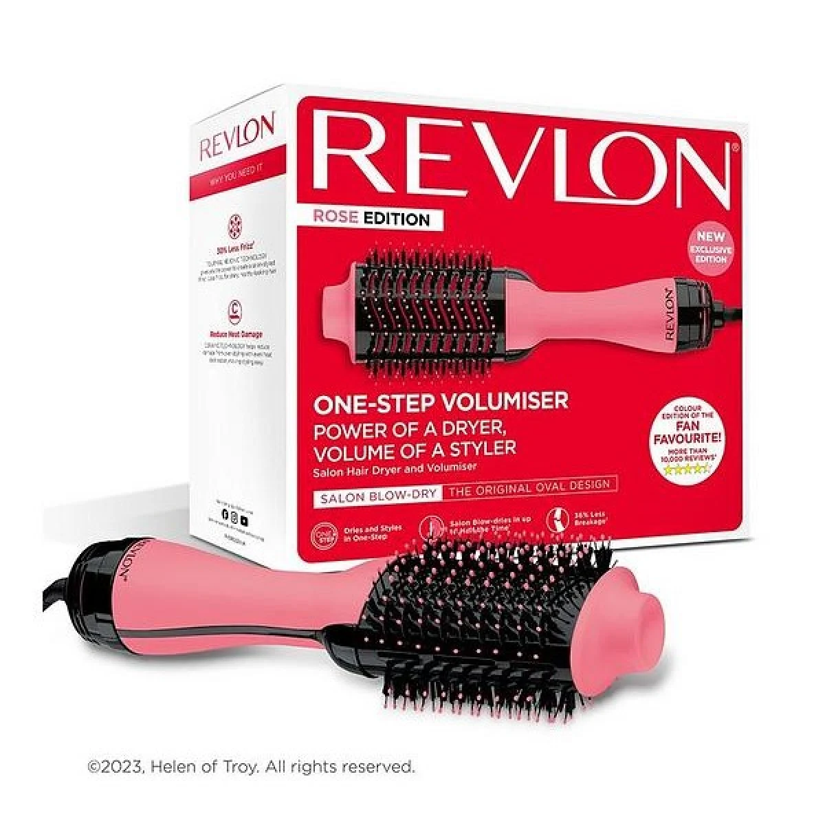 Revlon Salon One-Step Hair Dryer and Volumiser - Rose Edition