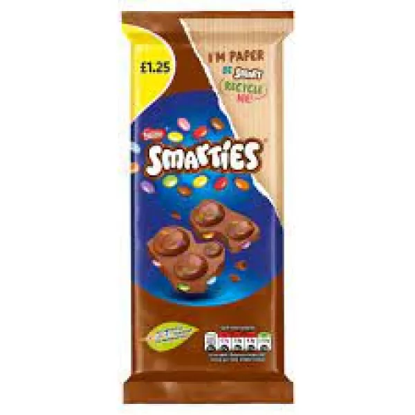 Smarties Milk Chocolate Sharing Bar