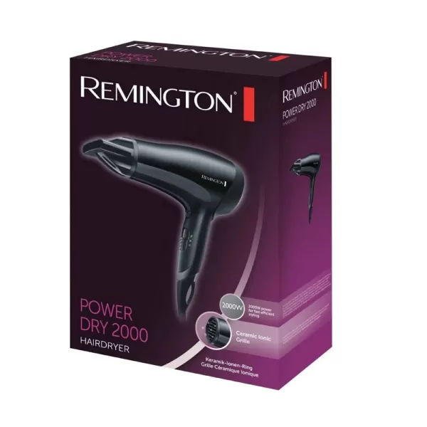 Remington Power Dry Hairdryer 2000w - D3010