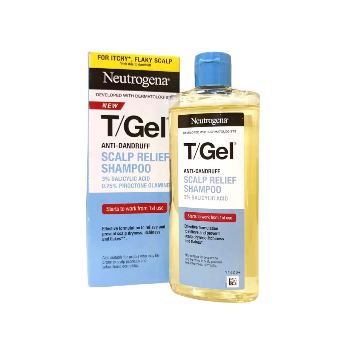 NEUTROGENA 250ML S/POO T-GEL OILY SCALP