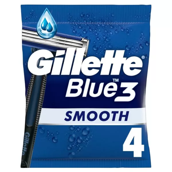 Gillette Blue 3 Disp. Razors Smooth 4+2 Pack