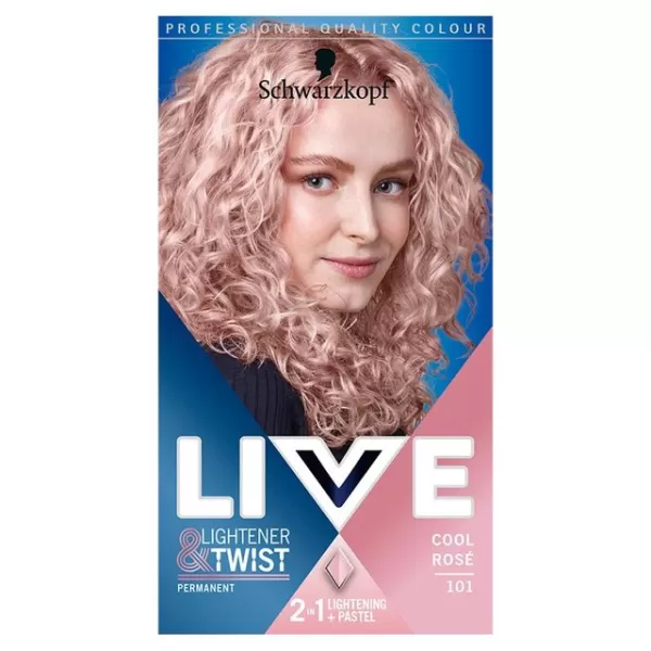 SCHWARZKOPF LIVE LIGHTEN H/DYE ROSE 101